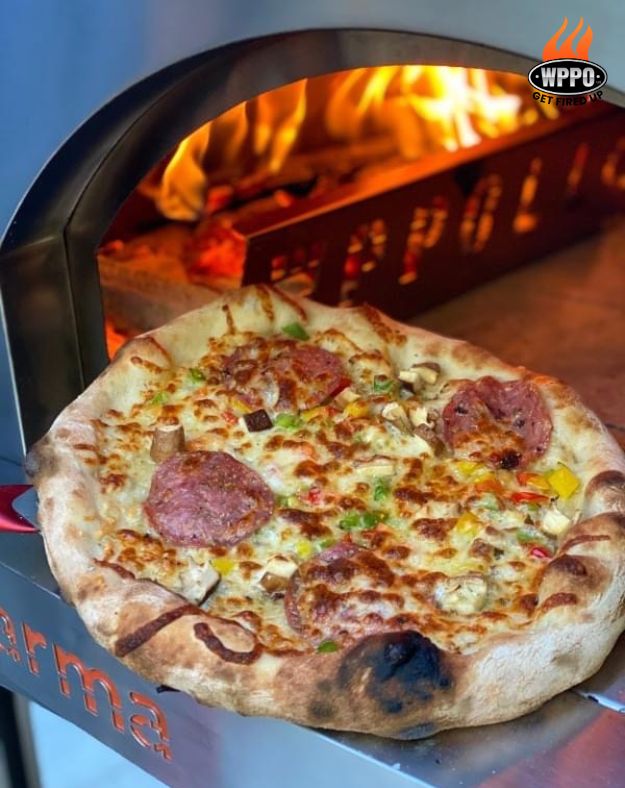 WPPO Karma 42" Professional Wood-Fired Outdoor Pizza Oven – 304 Stainless Steel