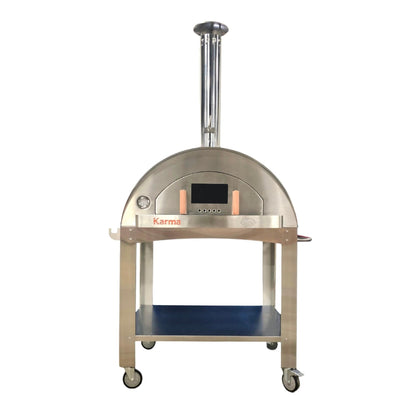 WPPO Karma 42" Professional Wood-Fired Outdoor Pizza Oven – 304 Stainless Steel