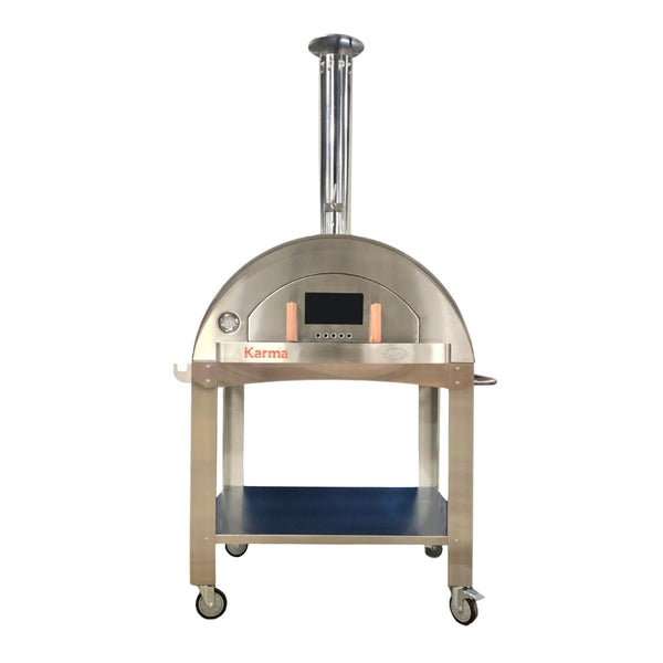 WPPO Karma 42" Professional Wood-Fired Outdoor Pizza Oven – 304 Stainless Steel